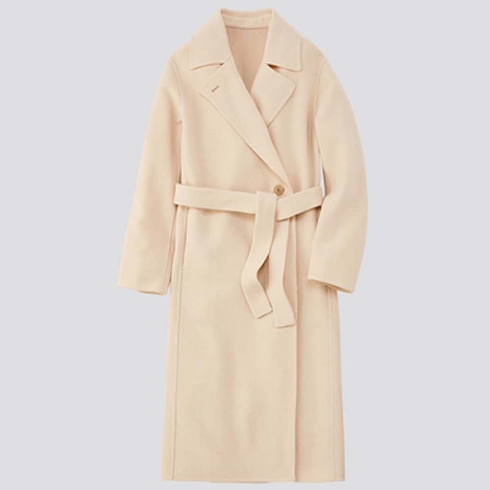 Uniqlo Ines de la Fressange Double faced Wool Coat